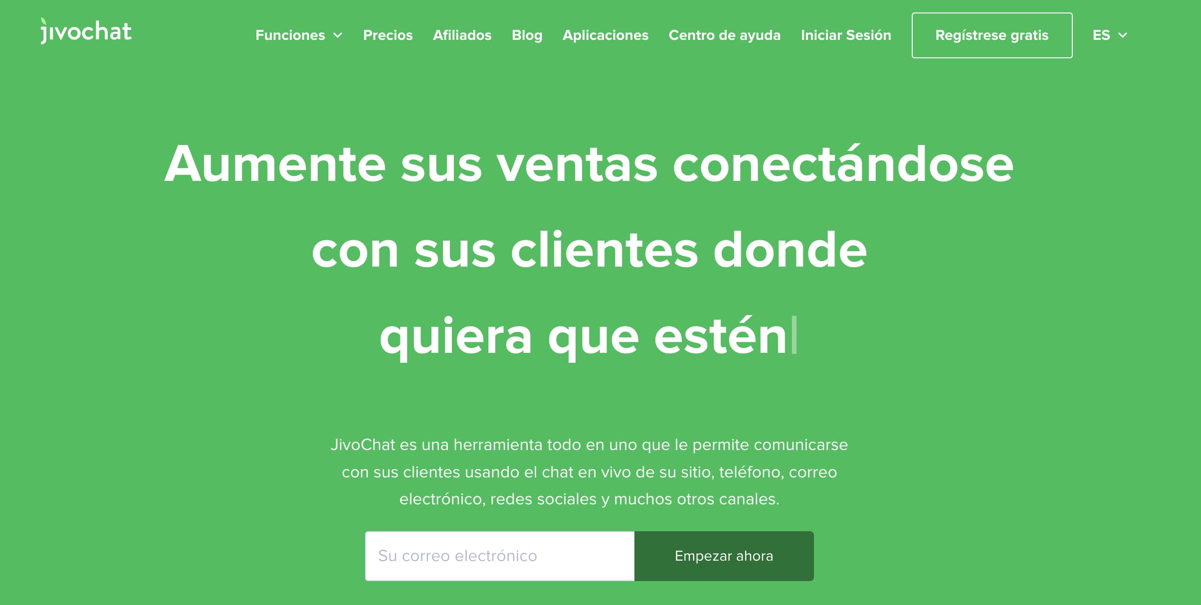 Mejores chatbots en español: Jivochat