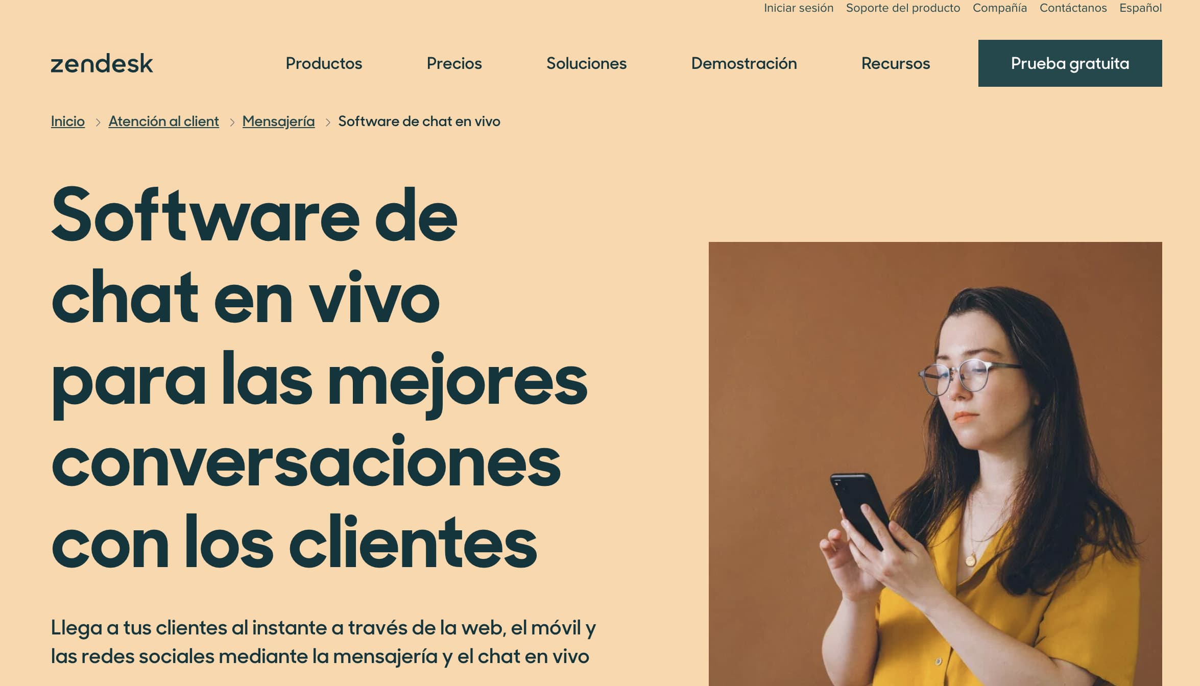 Mejores chatbots en español: Zendesk