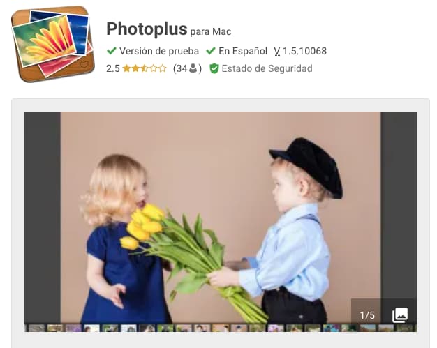 Programa para editar fotos de paga PhotoPlus