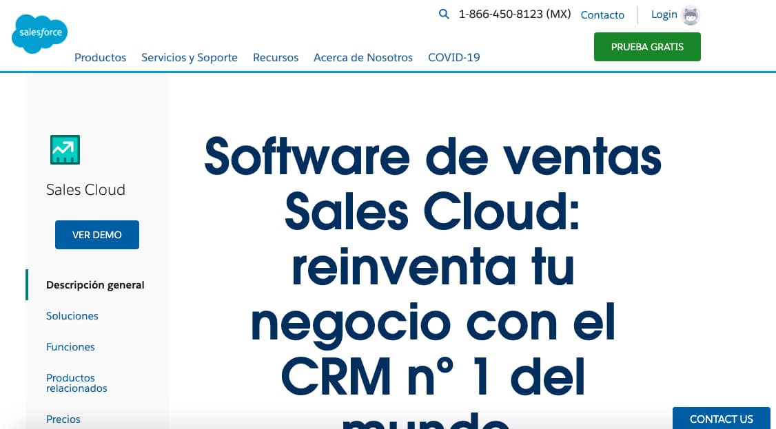 Sistemas de ventas: Sales Cloud