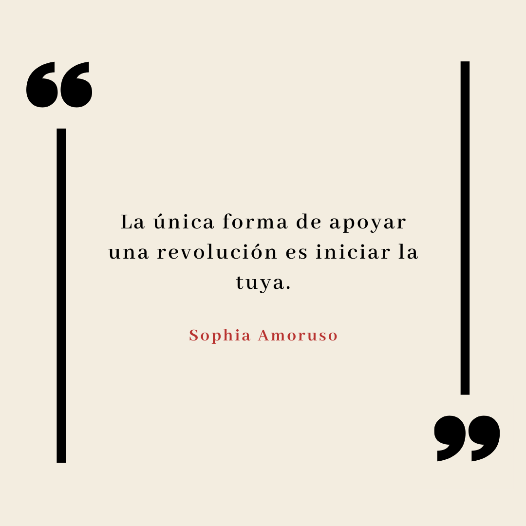 Frase de Sophia Amoruso