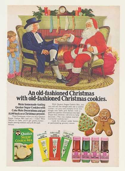 Santa Claus en la publicidad de Quaker en 1977