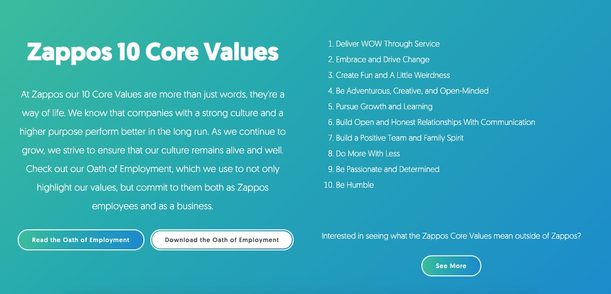 Cómo mejorar la percepción del cliente: ejemplo de Zappos