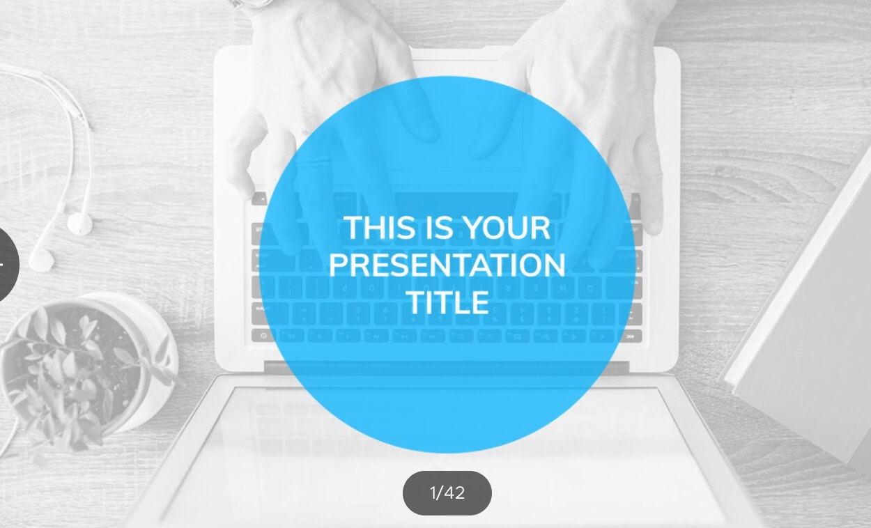 plantillas de PowerPoint con diversos diseños: Azul profesional