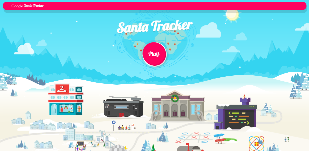 Campaña navideña de Google: Santa Tracker