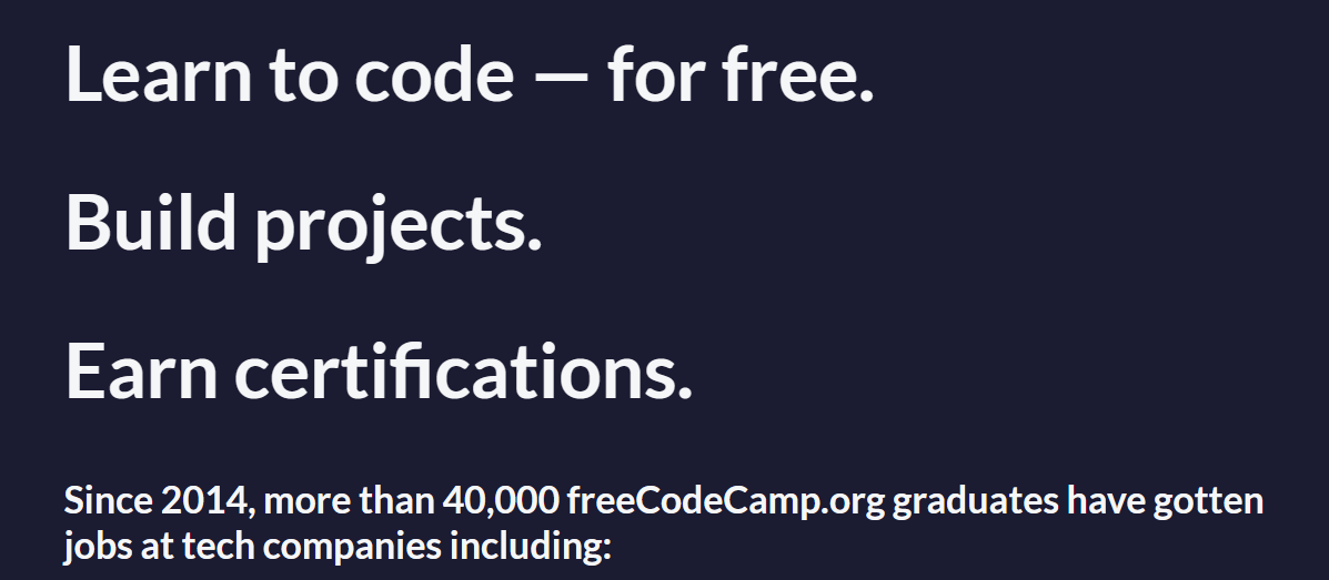 Recursos para aprender Python: FreeCodeCamp