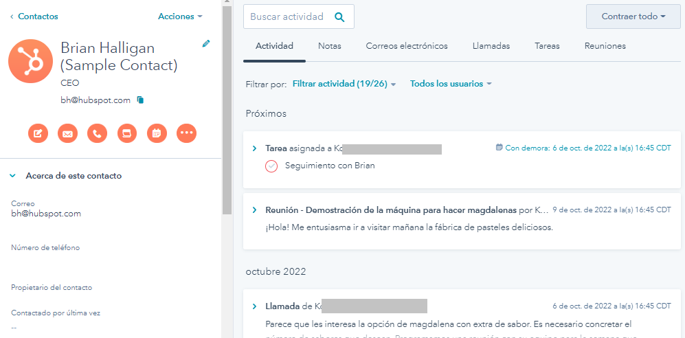 How to use HubSpot CRM: Contact