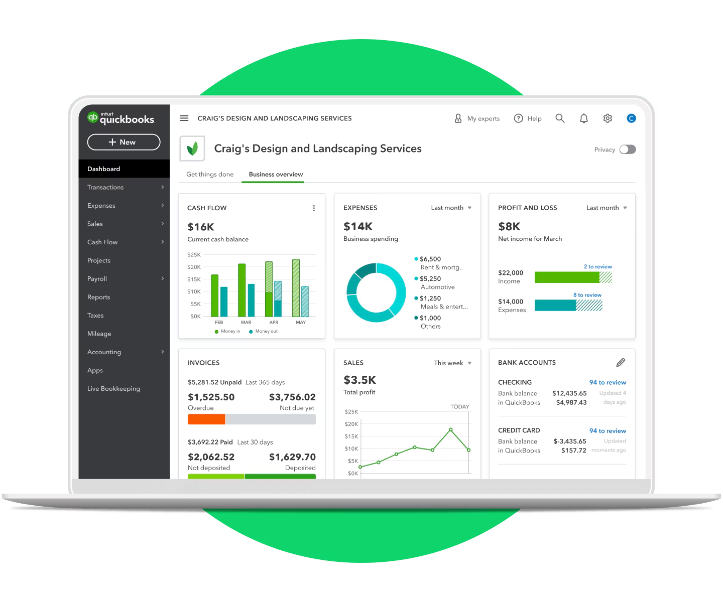 Software para empresas: QuickBooks Intuit