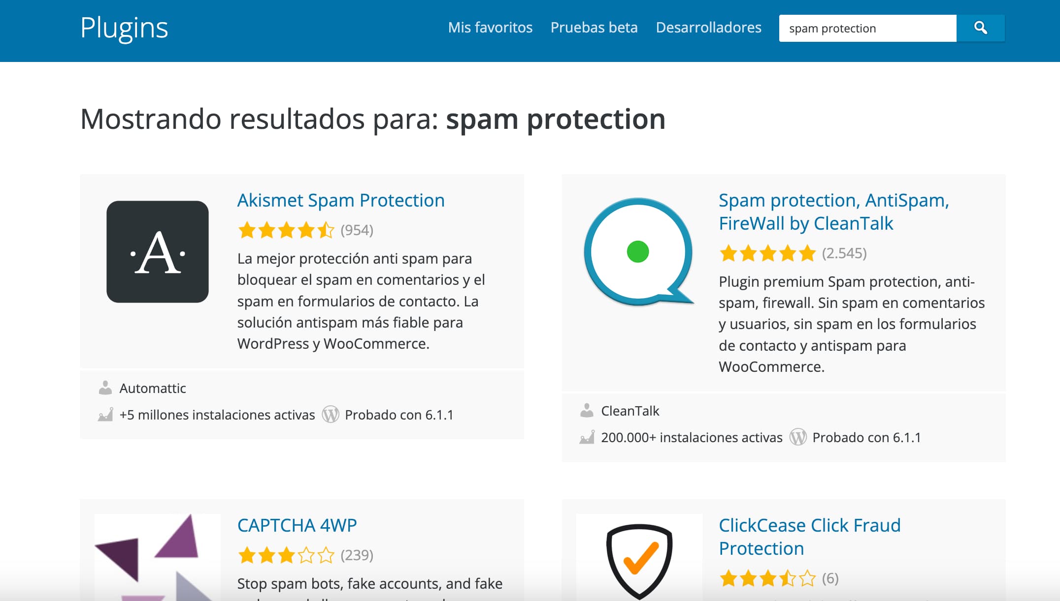 Cómo hacer SEO en WordPress: protección de spam