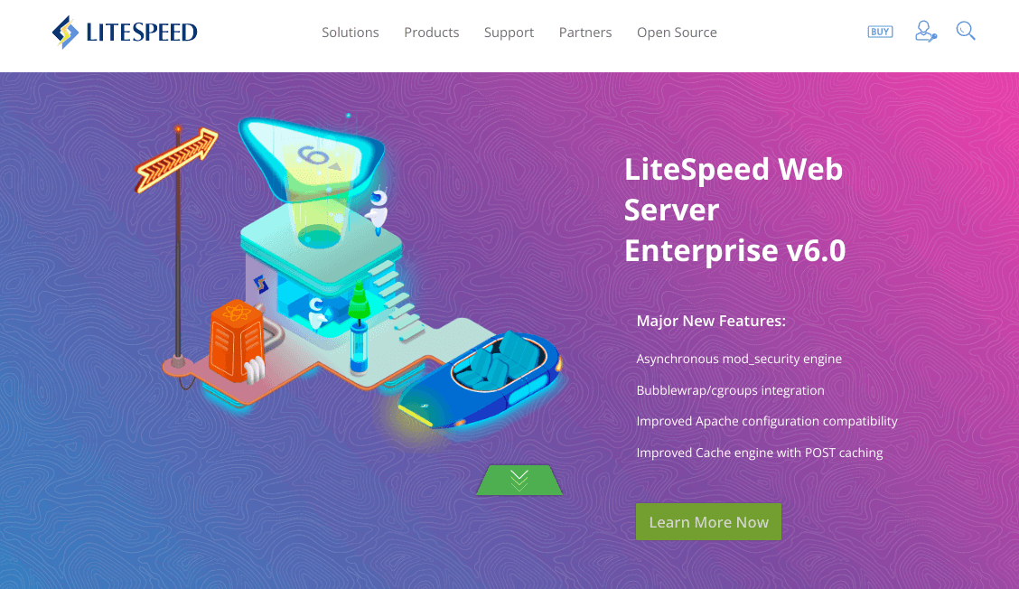 Ejemplo de servidor web: LiteSpeed