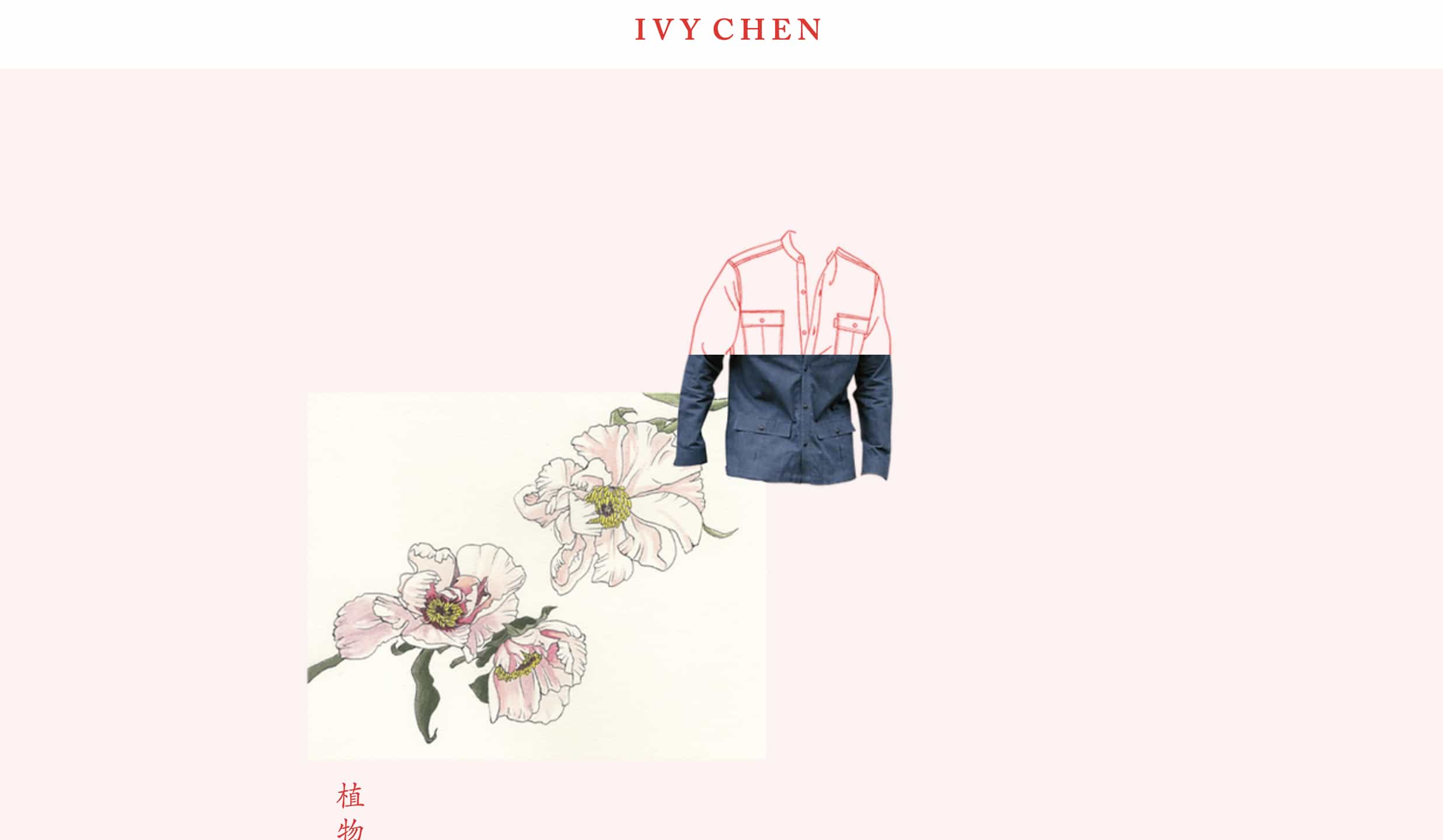Ejemplo de sitio web original: Ivy Chen