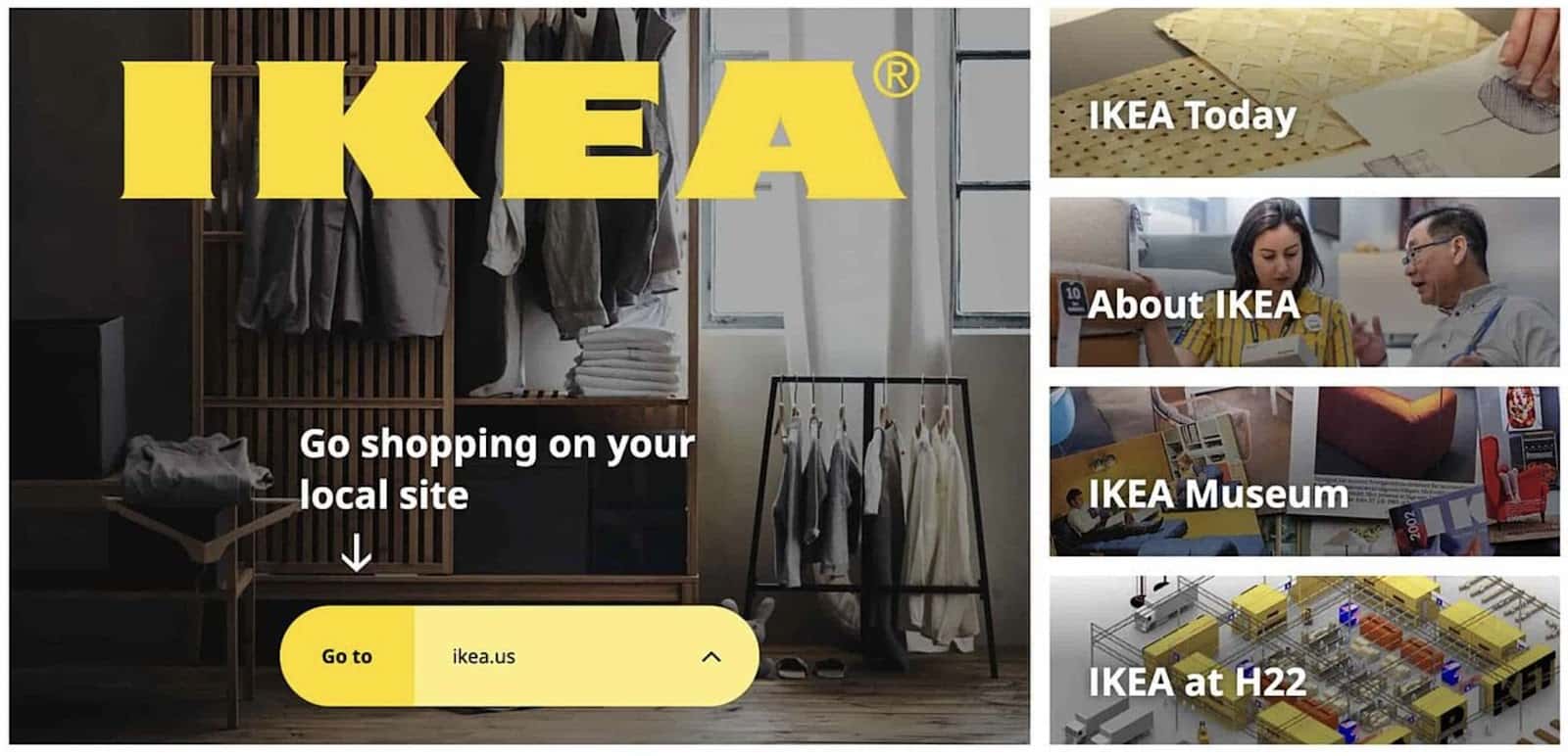 Ejemplo de sitios web que utilizan grid CSS : Ikea