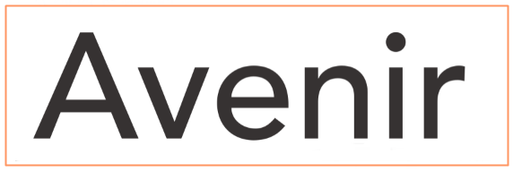 Ejemplos de tipografías para diseñadores: Avenir