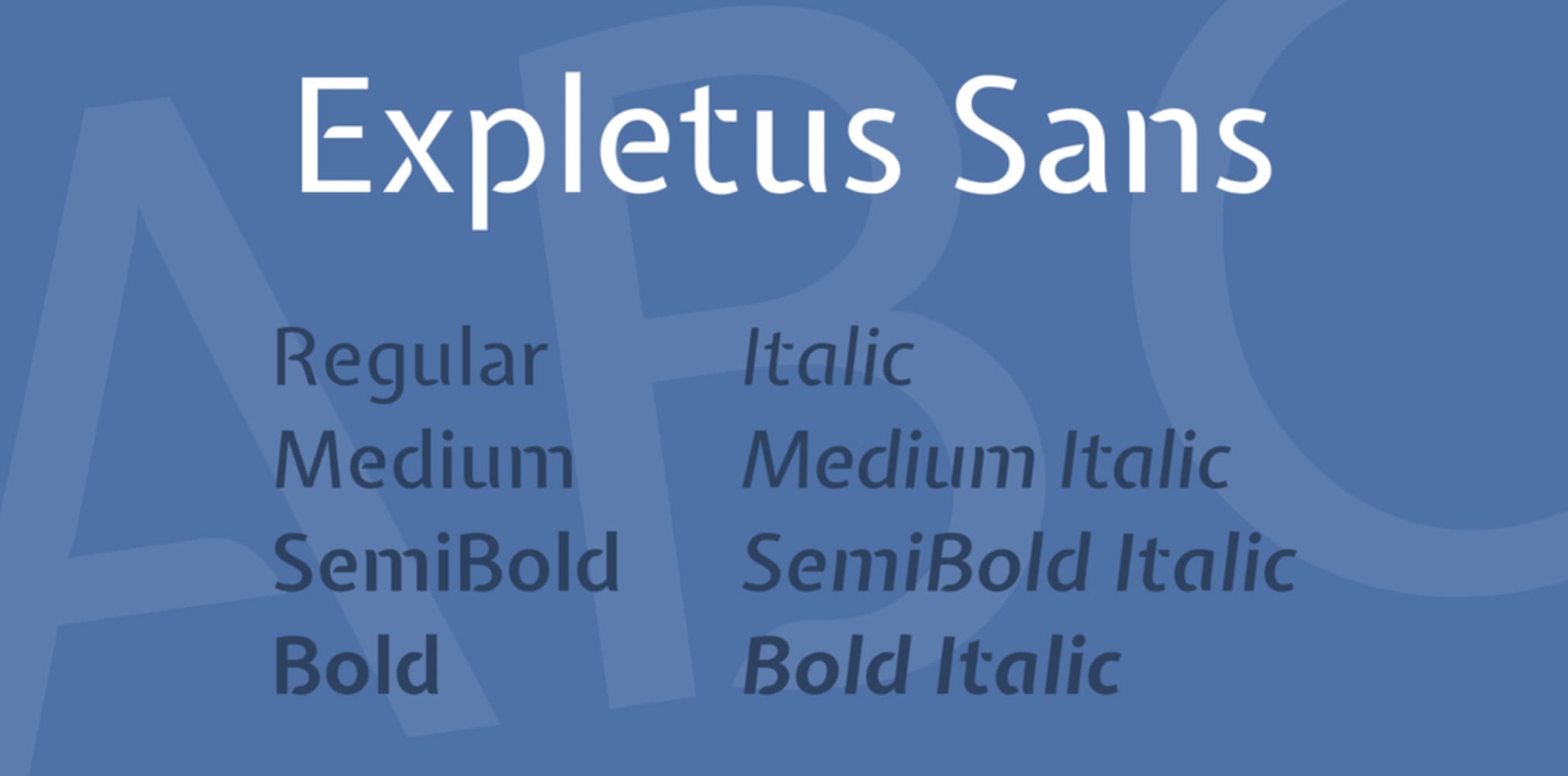 Tipos de letras para logos: Expletus Sans