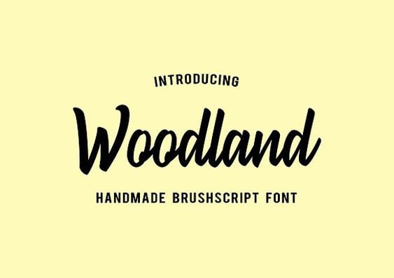 Tipografías para web: Woodland