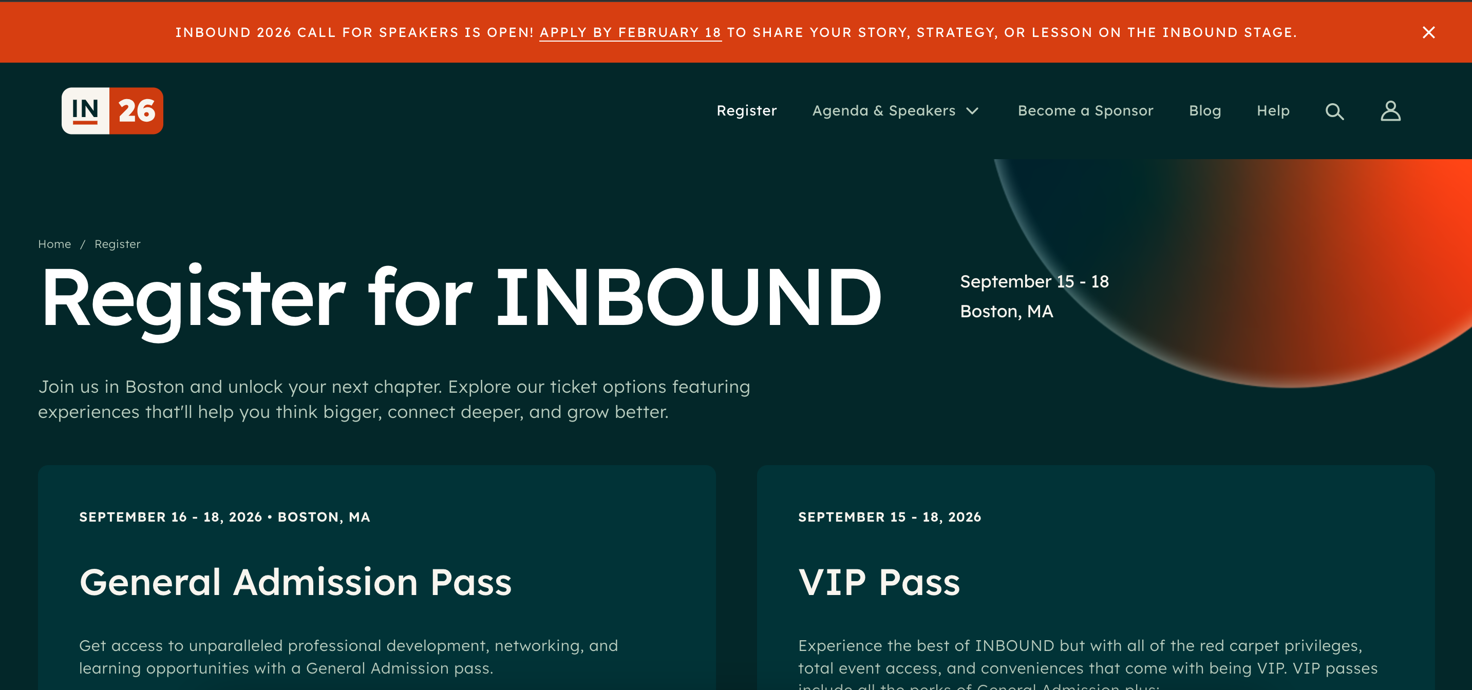 Tipo de landing page: Inbound