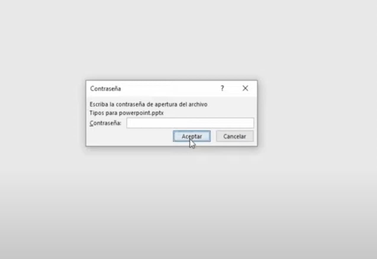 Trucos de PowerPoint - Agregar contraseña al documento