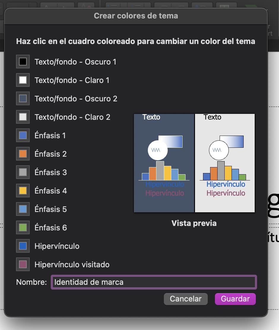 Trucos de PowerPoint - Cambiar paleta de colores