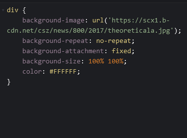 Cómo poner y cambiar una imagen de fondo en HTML
