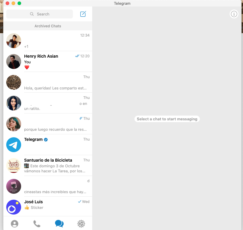 Ejemplo de ventaja competitiva de Telegram