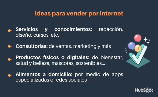 Ideas para vender por internet