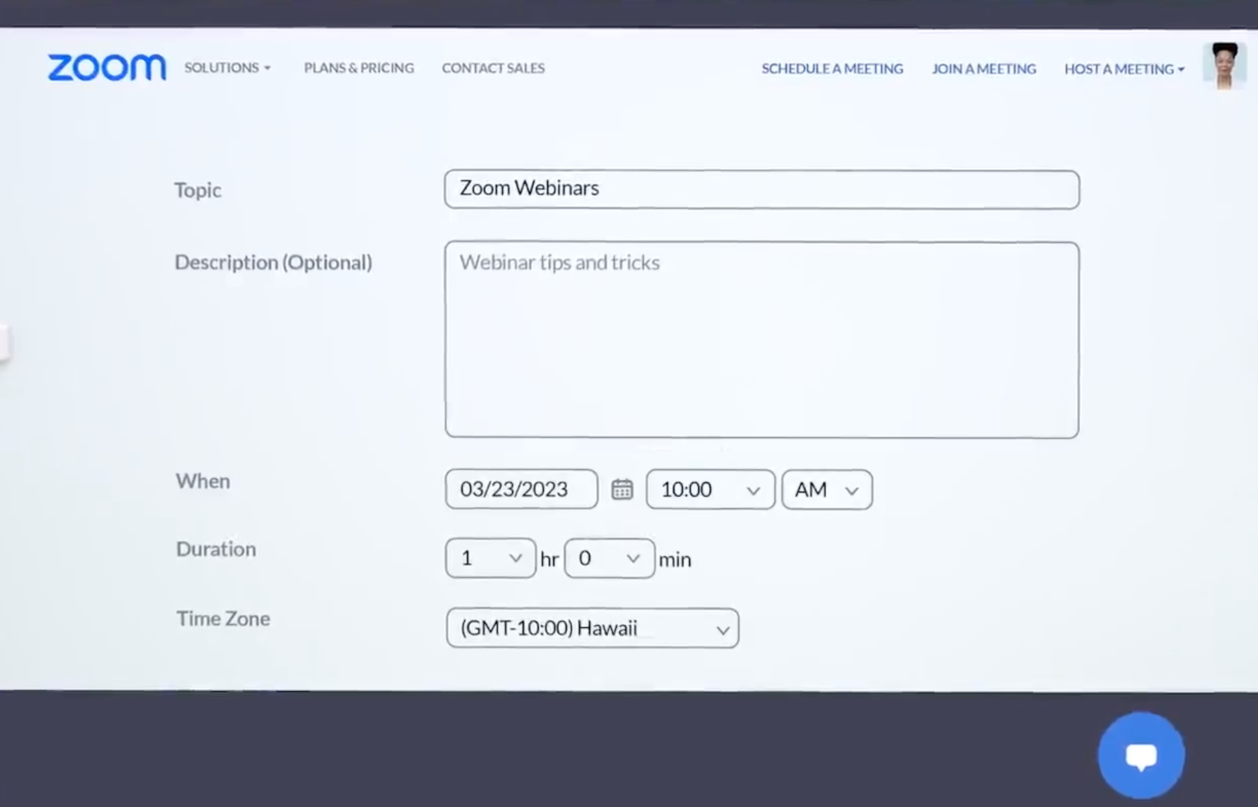 Zoom Webinars