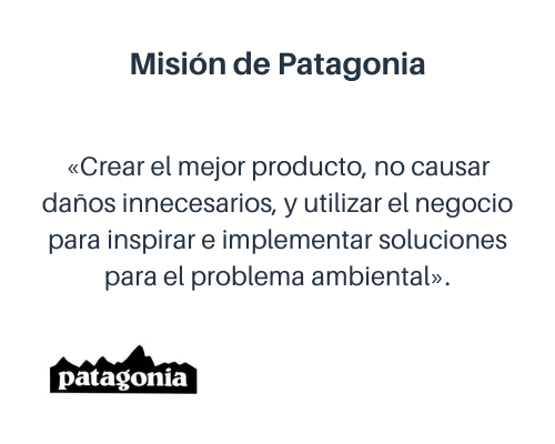 Ejemplo de misión de una empresa: Patagonia
