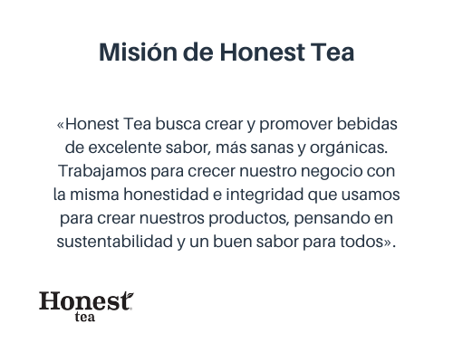 Ejemplo de misión de una empresa: Honest Tea