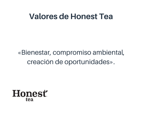 Ejemplos de valores empresariales: Honest Tea