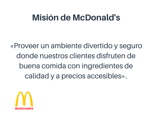 Misión de McDonald's