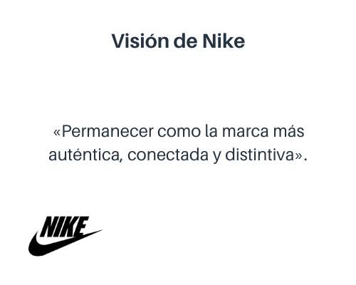 Ejemplo de visión de Nike