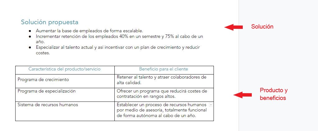 El Secreto Para Una Propuesta Comercial Efectiva Plantilla