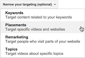 Cómo hacer una campaña de publicidad de YouTube: especifica tu segmentación