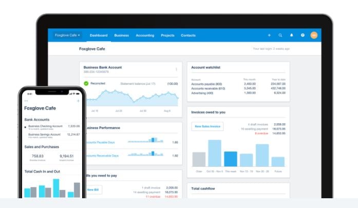 Mejores software de contabilidad: Xero