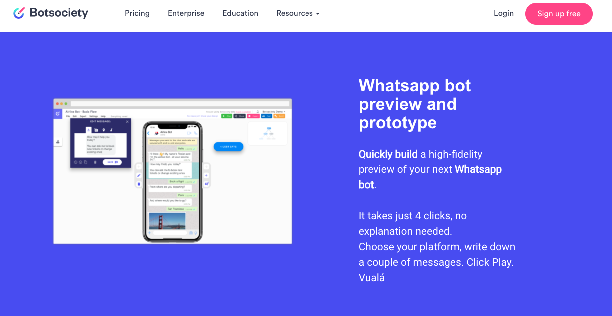Botsociety: herramienta para hacer un WhatsApp bot